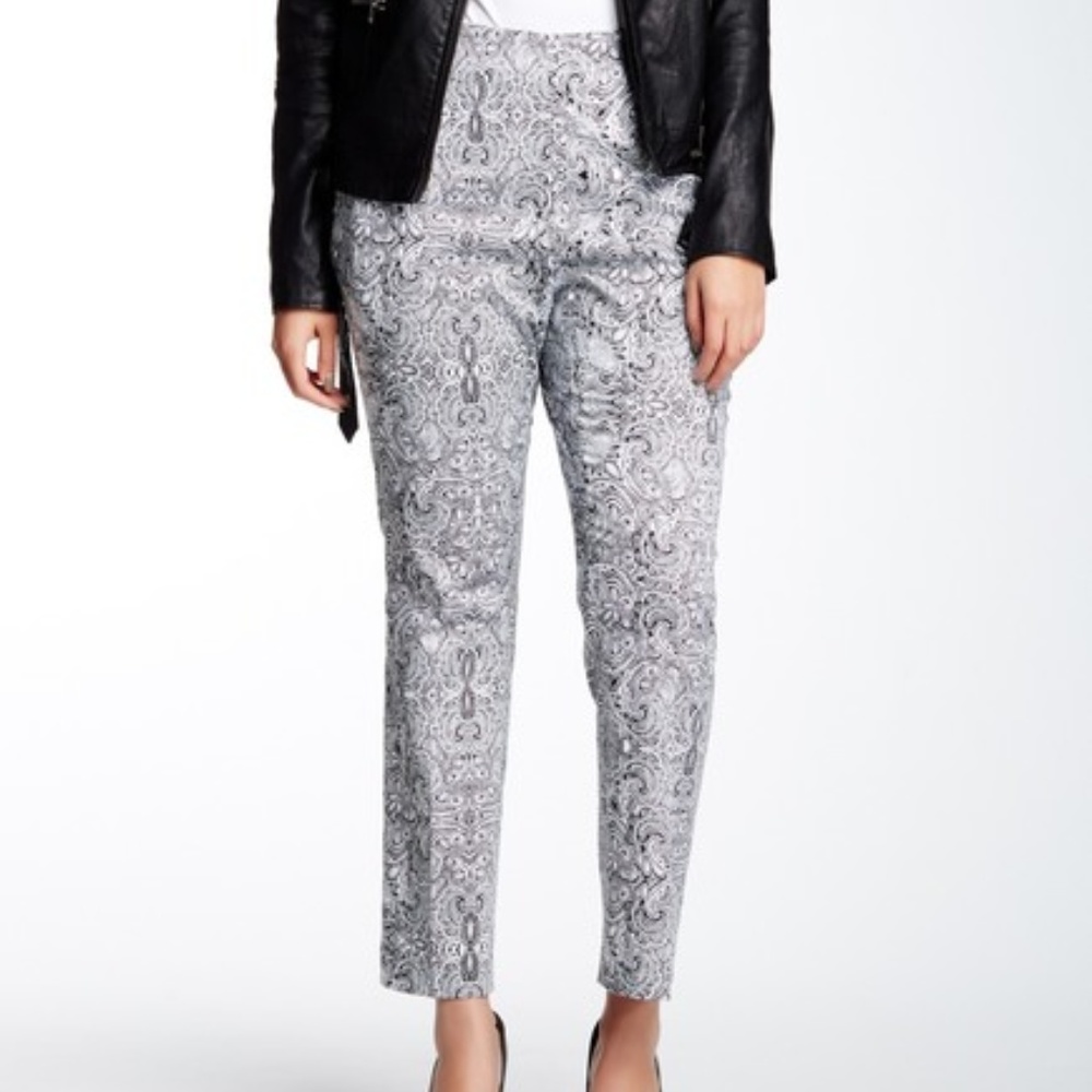 NWT Amanda + Chelsea Paisley Pants, 0P